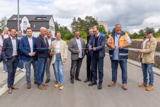 Erschlie&szlig;ung des Gewerbegebietes &bdquo;Hans-Wilhelmi-Stra&szlig;e&ldquo; in Rohrbach erfolgreich abgeschlossen-Weg frei f&uuml;r Neubebauung